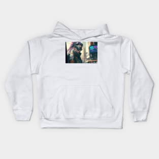 Cyberpunk Augmented Women Kids Hoodie